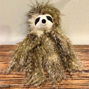 Jellycat 16” Cyril The Sloth, Long-Haired and Retired, GUC